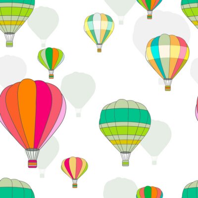 Fotobehang Kleurrijke ballonnen