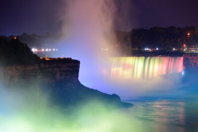 Fotobehang Kleurrijke Niagara Falls