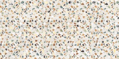 Fotobehang Kleurrijke terrazzo in aardse tinten