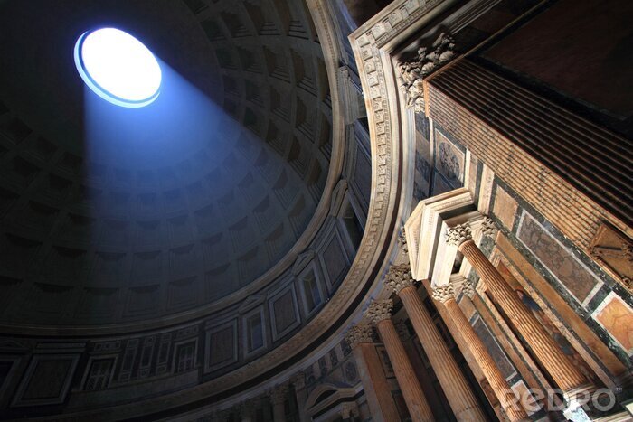 Fotobehang Koepel van het Pantheon