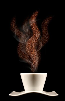 Fotobehang Koffie aroma