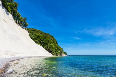 Fotobehang Krijtrotsen bij de zee
