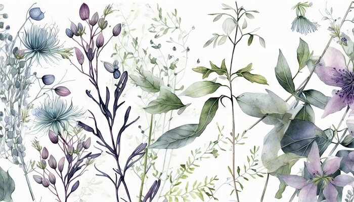 Fotobehang Kruiden korting