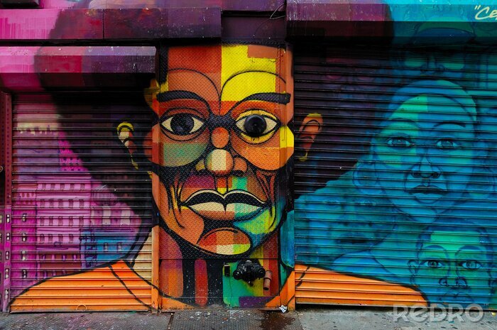 Fotobehang Kunst hip-hop op de straten