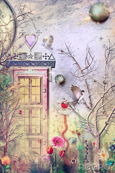 Fotobehang Land Before Time