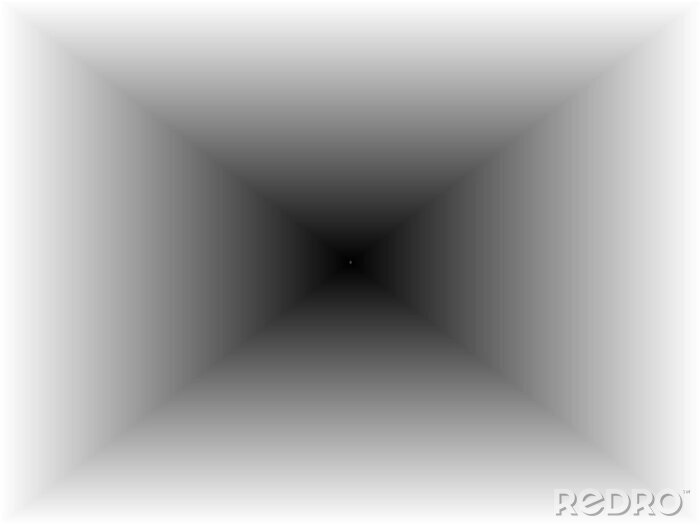 Fotobehang Lange minimalistische tunnel