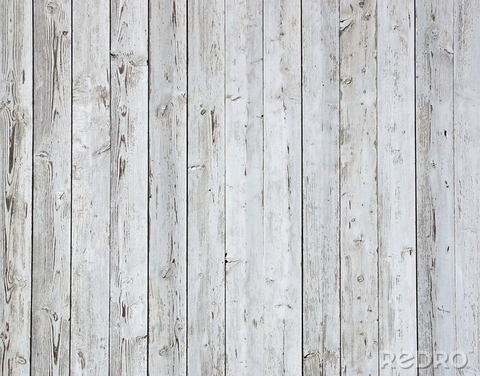 Fotobehang Lege houten achtergrond - houten planken verticaal