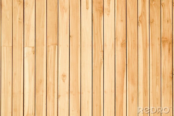 Fotobehang Lichte verticale houten plank