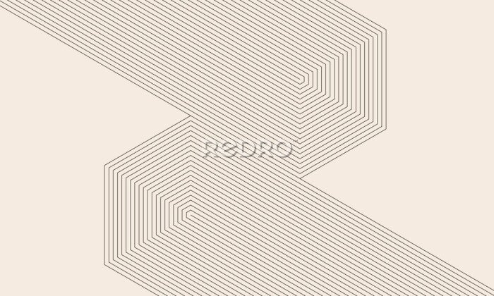 Fotobehang Lijnen minimalistische abstractie