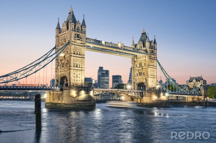 Fotobehang Londen en de Two Towers Bridge