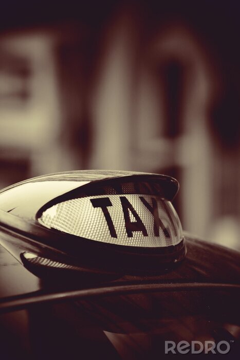 Fotobehang Londense taxi