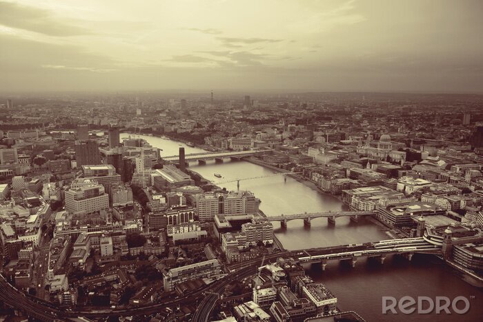 Fotobehang London aerial