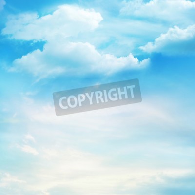 Fotobehang Lucht bedekt met wolken