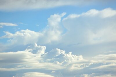 Fotobehang Lucht met wolken