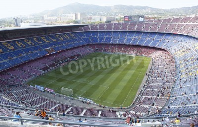 Fotobehang Luchtfoto van Camp Nou
