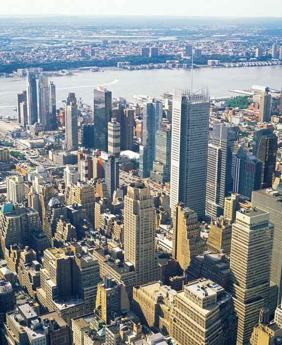 Fotobehang Luchtfoto van New York