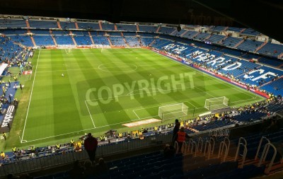 Fotobehang Luchtfoto van Santiago Bernabéu