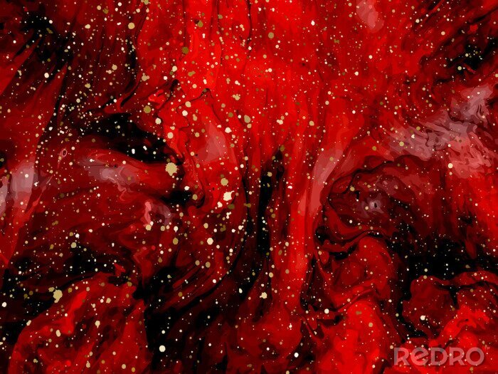 Fotobehang Luxe rood marmer