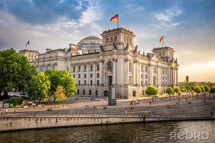Fotobehang Majestueuze architectuur van Berlijn