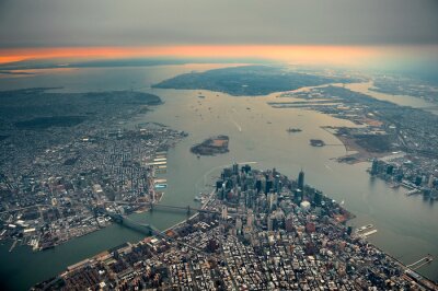 Manhattan vanuit de lucht