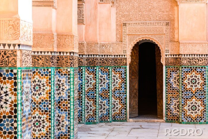 Fotobehang Marokkaanse stijl architectuur