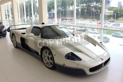 Fotobehang Maserati-raceauto bij Naza Italia