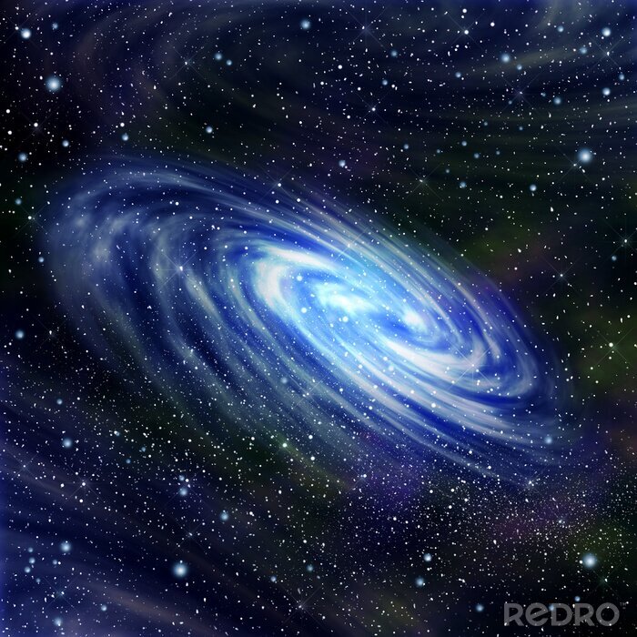 Fotobehang Melkweg en sterrenhemel
