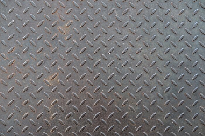 Fotobehang Metaalstructuur