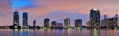 Miami bij nacht