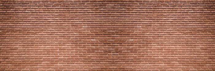 Fotobehang Miniatuurbakstenen in een klassieke kleur