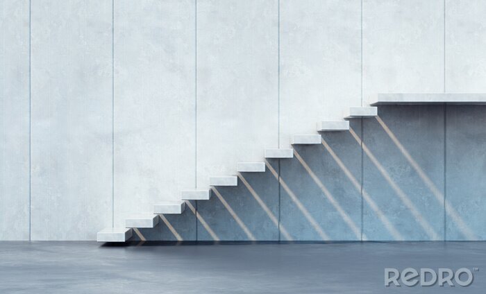 Fotobehang minimalisme stijl trappen