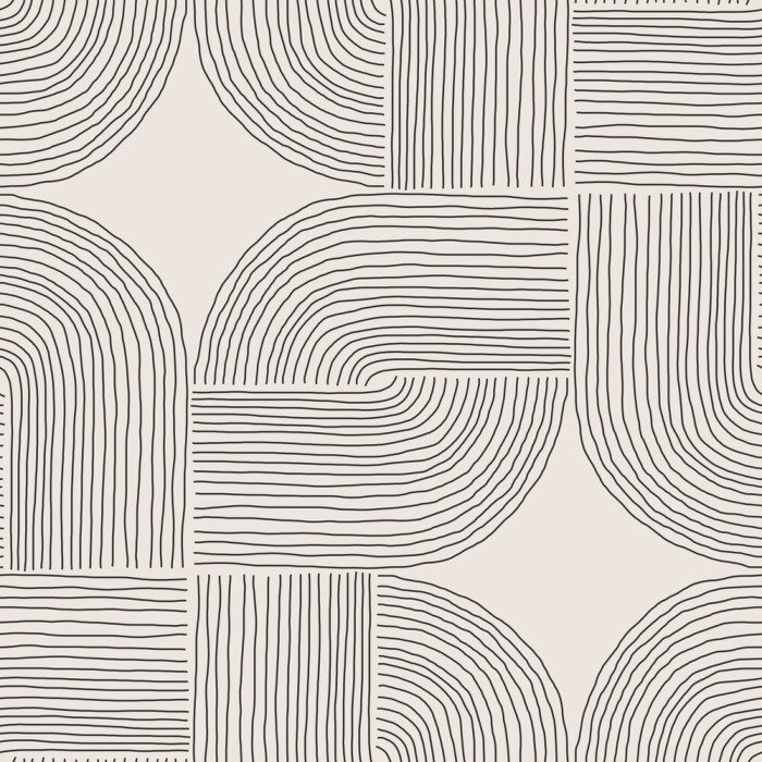 Fotobehang Minimalistisch geometrisch design