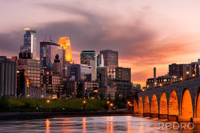 Fotobehang Minneapolis Minnesota
