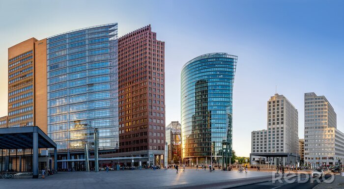 Fotobehang Moderne architectuur in Berlijn