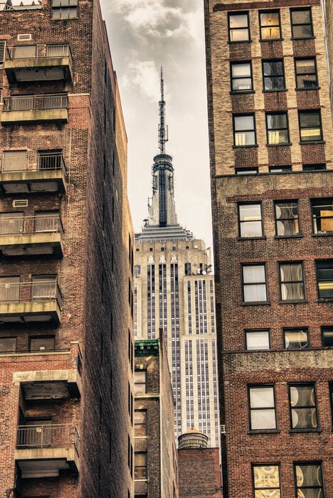 Fotobehang Moderne architectuur in de grote stad