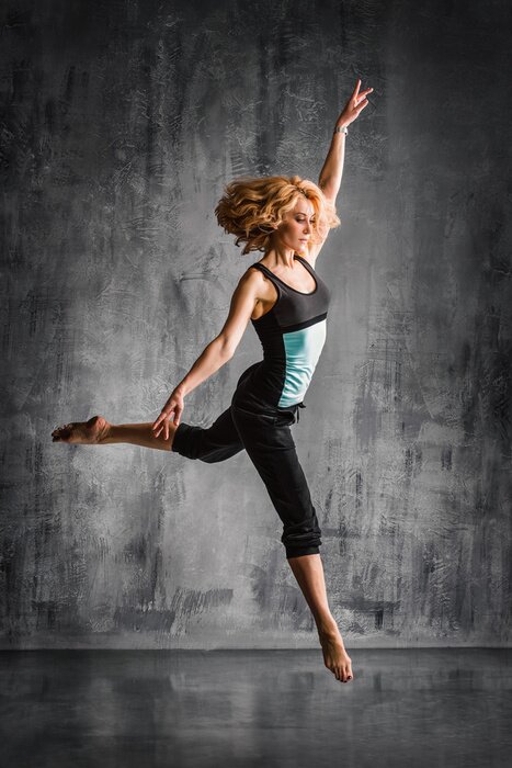 Fotobehang Moderne ballerina