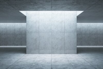 Fotobehang Moderne betonnen muur