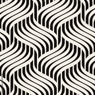 Fotobehang Monochromatische illusie van abstractie