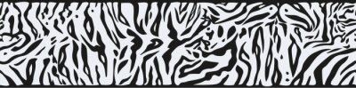 Fotobehang Monochroom tijgerpatroon