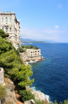 Fotobehang Monte Carlo kust en zee