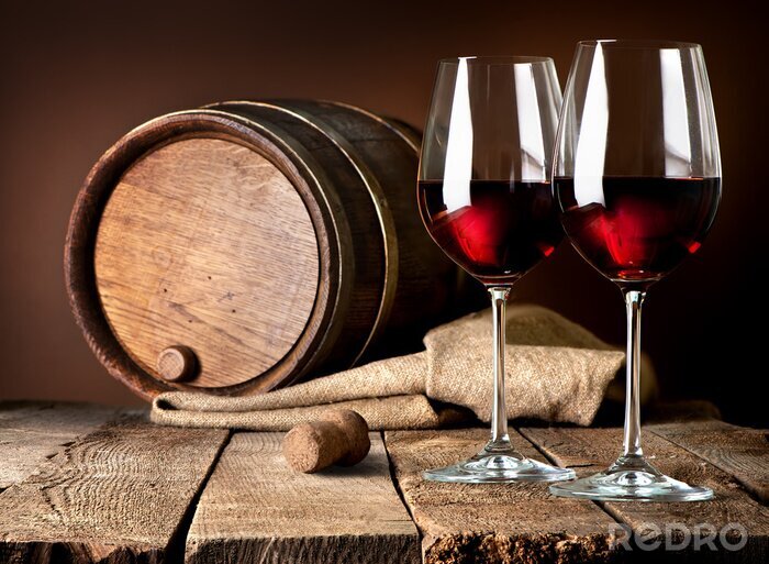 Fotobehang Mooie wijn