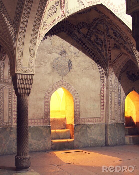 Fotobehang Moskee interieurs, Iran