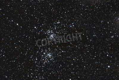 Fotobehang Motief met sterren op een zwarte achtergrond