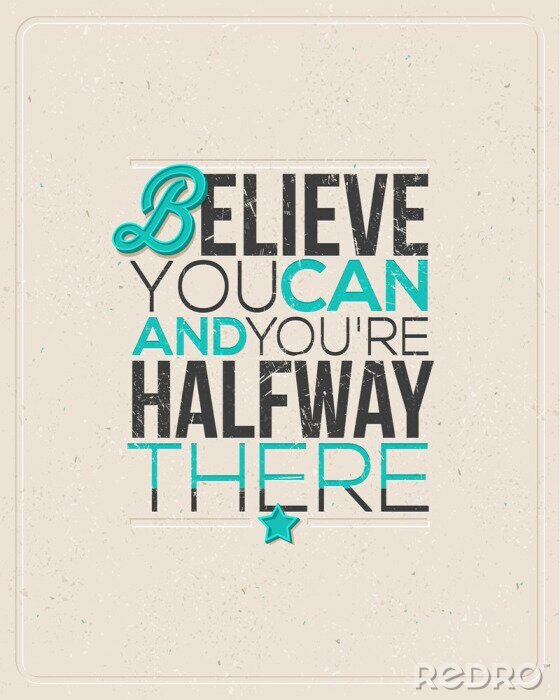 Fotobehang Motivatie citaat