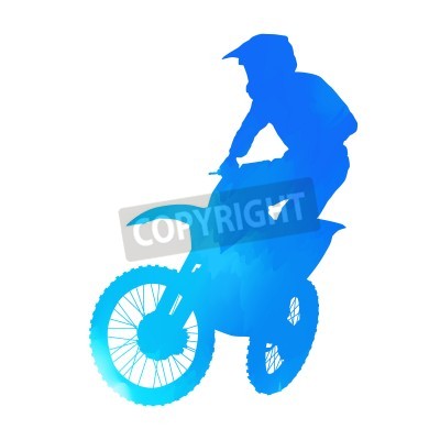 Fotobehang Motocross