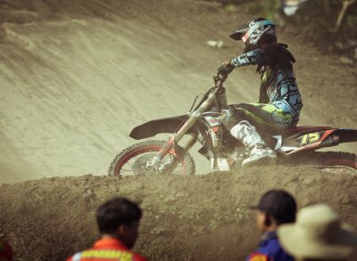 Fotobehang motocross in Bali