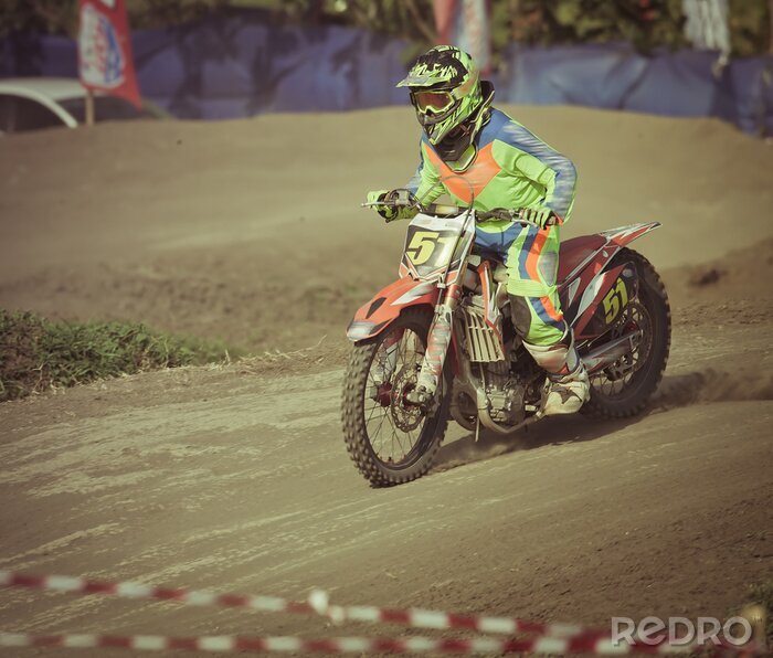 Fotobehang motocross in Bali