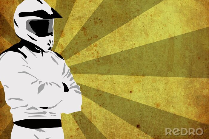 Fotobehang Motocross of quad achtergrond