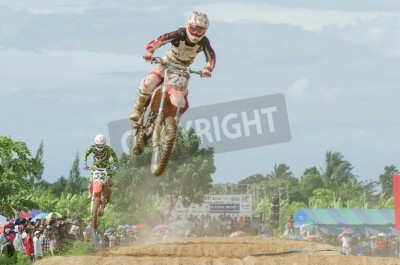 Fotobehang Motorcross