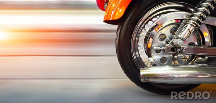 Fotobehang Motorfiets snelheid